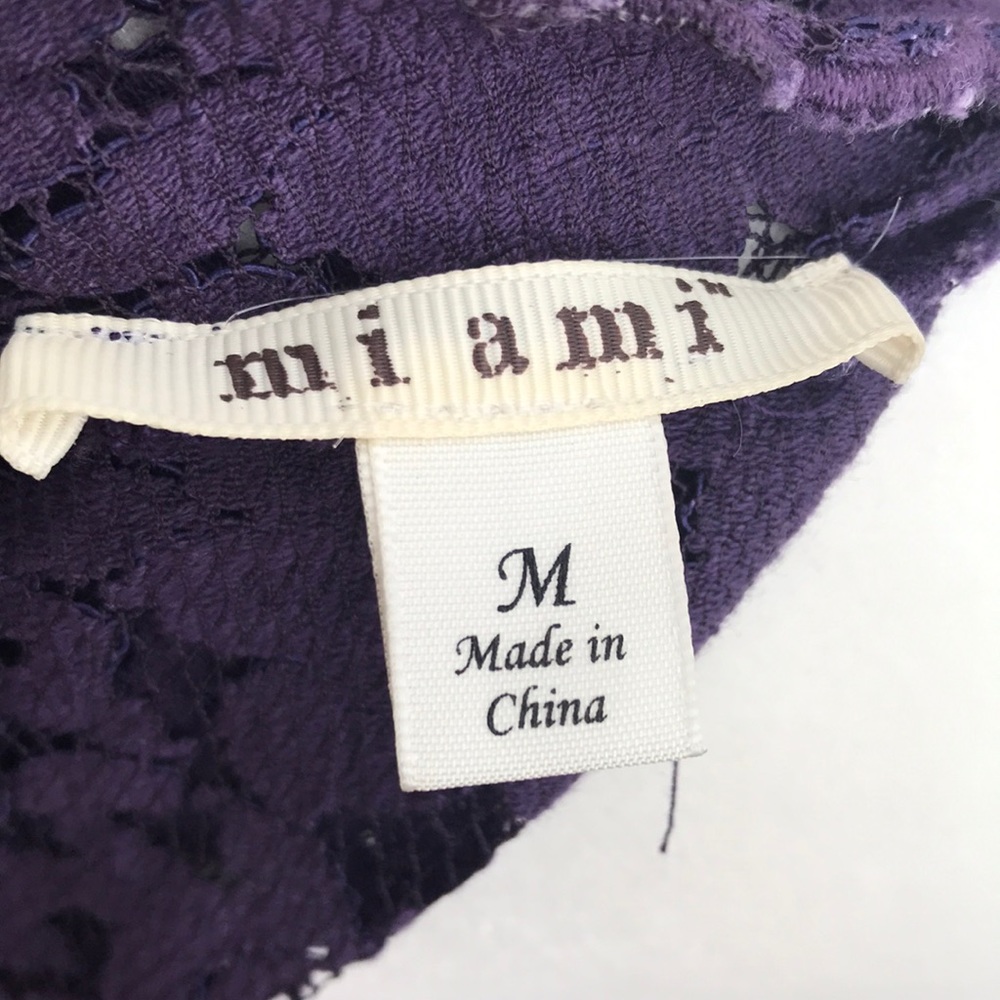 Miami lace dress purple size medium - Picture 6 of 6